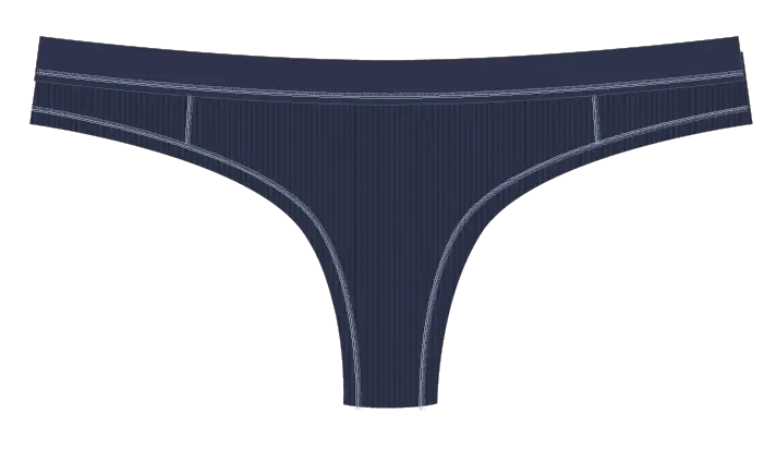 Modal Thong with Contrast Stitch - Be Bliss Boutique