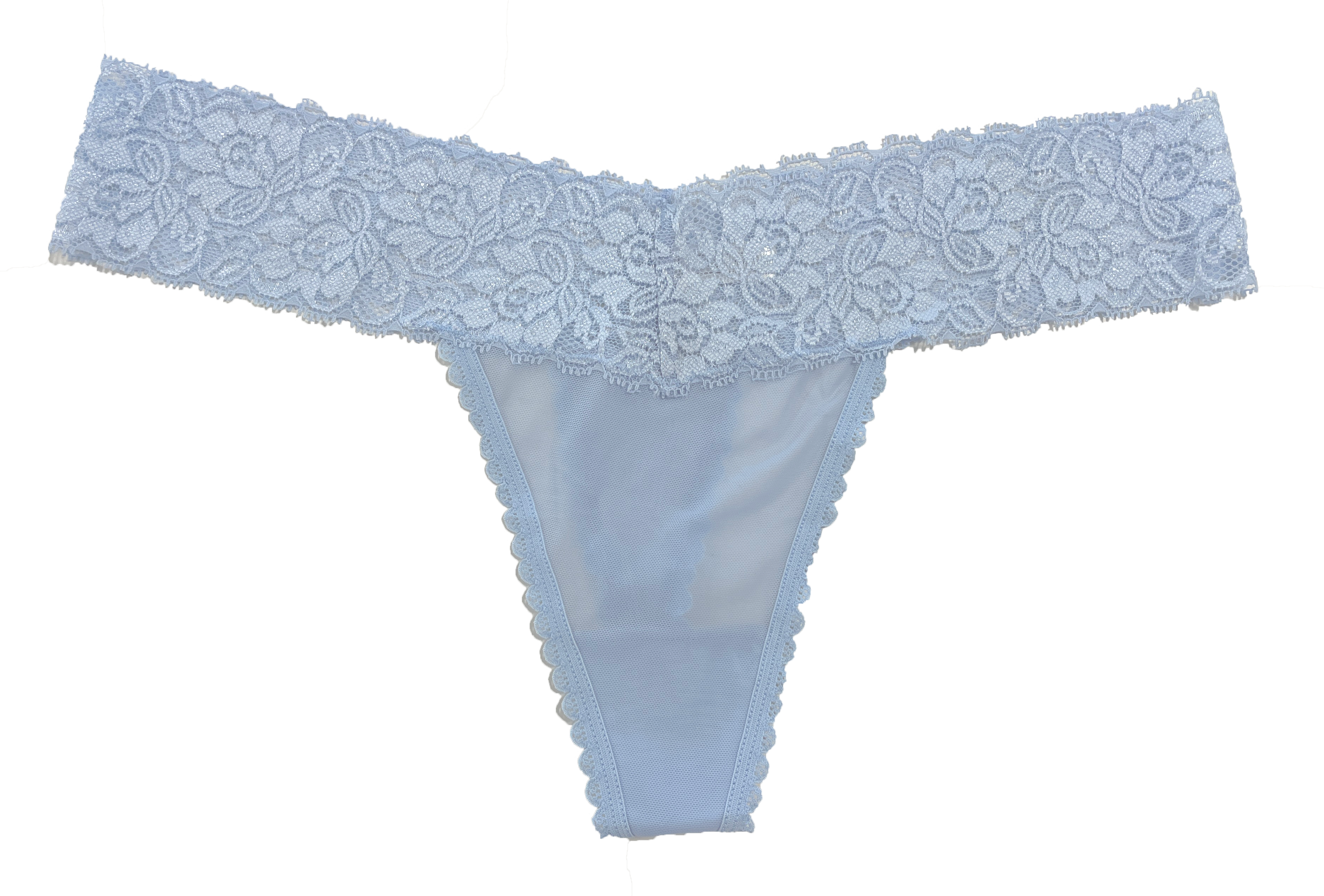 Mesh and Lace Classic Thong, XS- 2X - Be Bliss Boutique