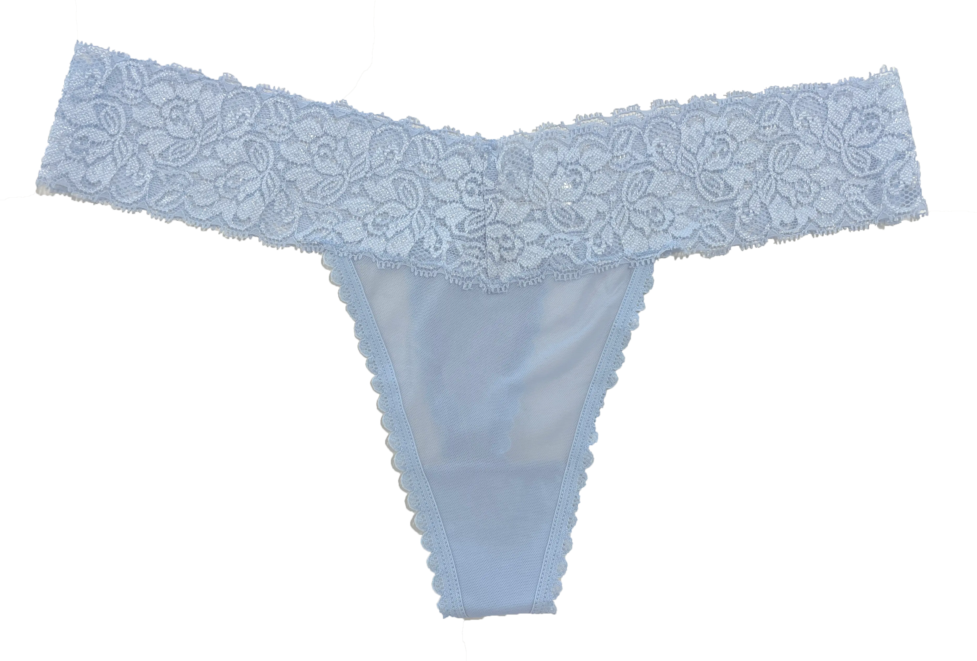 Mesh and Lace Classic Thong, XS- 2X - Be Bliss Boutique