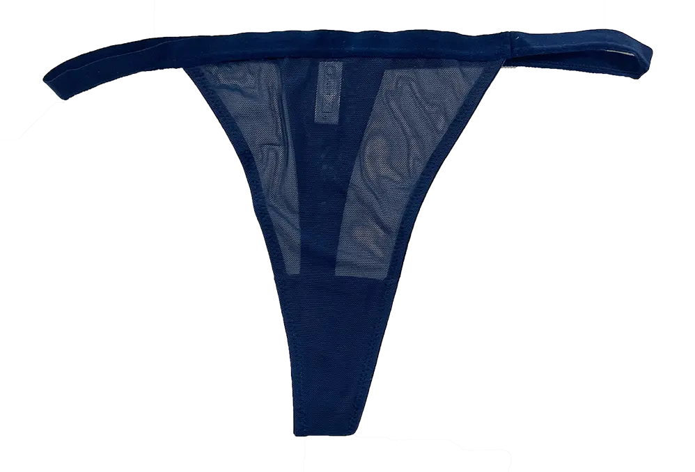 Mesh Thong with Elastic Waist, XS-2X - Be Bliss Boutique
