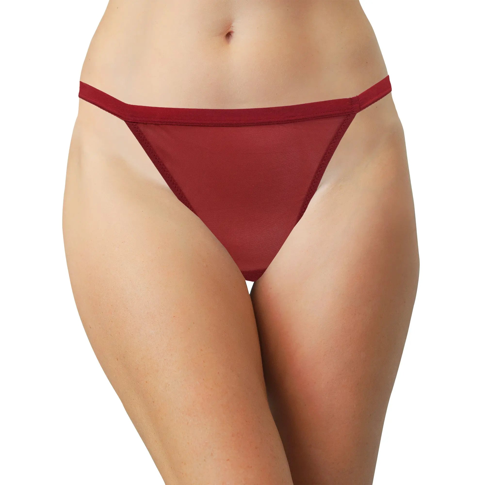 Mesh Thong with Elastic Waist, XS-2X - Be Bliss Boutique