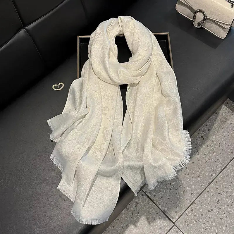 Raw Hem Warm Womens Scarf - Be Bliss Boutique