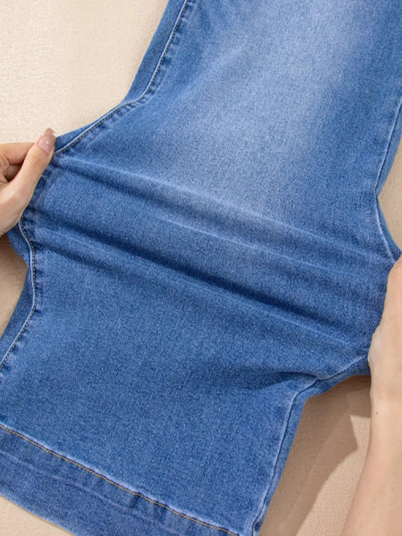High Waisted Wide Leg Flare Jeans - Be Bliss Boutique