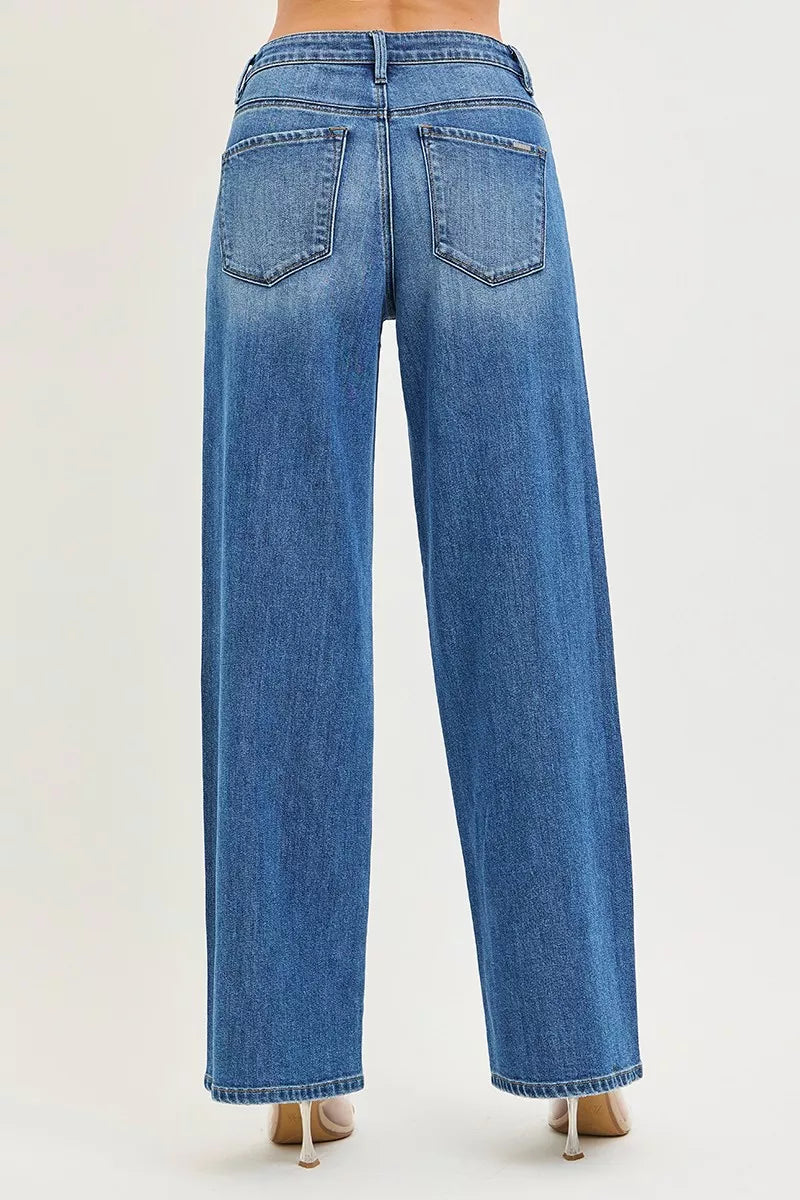 RISEN Jeans - Slouchy Baggy Jeans with Pockets - Be Bliss Boutique