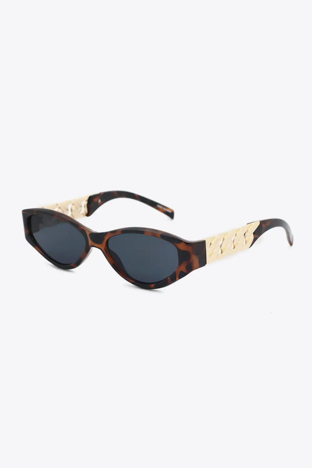 Chain Detail Cat Eye Sunglasses – UV400 Fashion Shades - Be Bliss Boutique