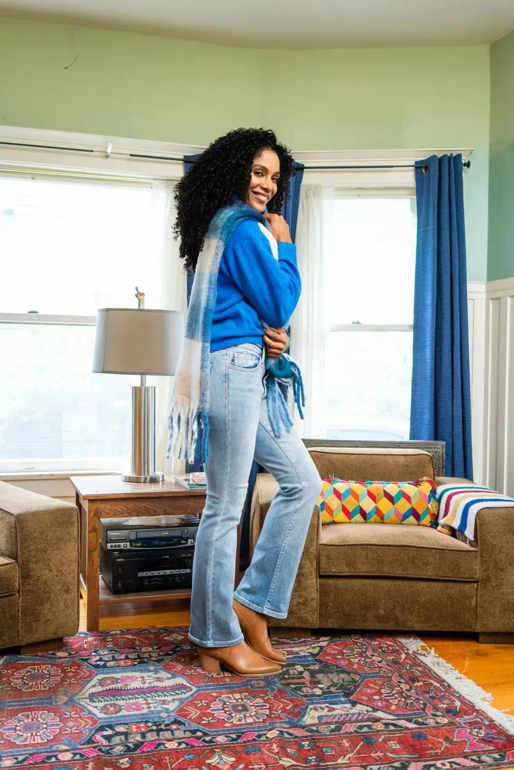 Judy Blue Jeans - Mid Rise Thermal Bootcut Jeans - Be Bliss Boutique