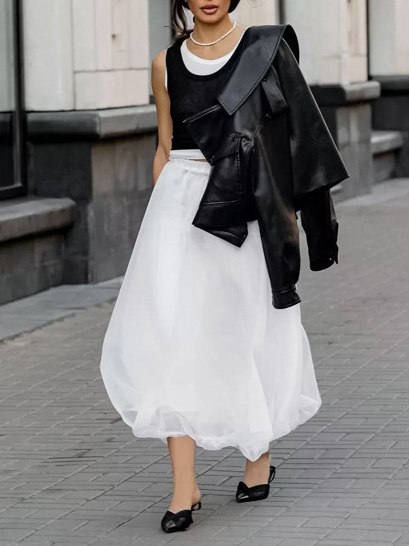 Sheer Flowy Elastic Waist Midi Skirt - Be Bliss Boutique