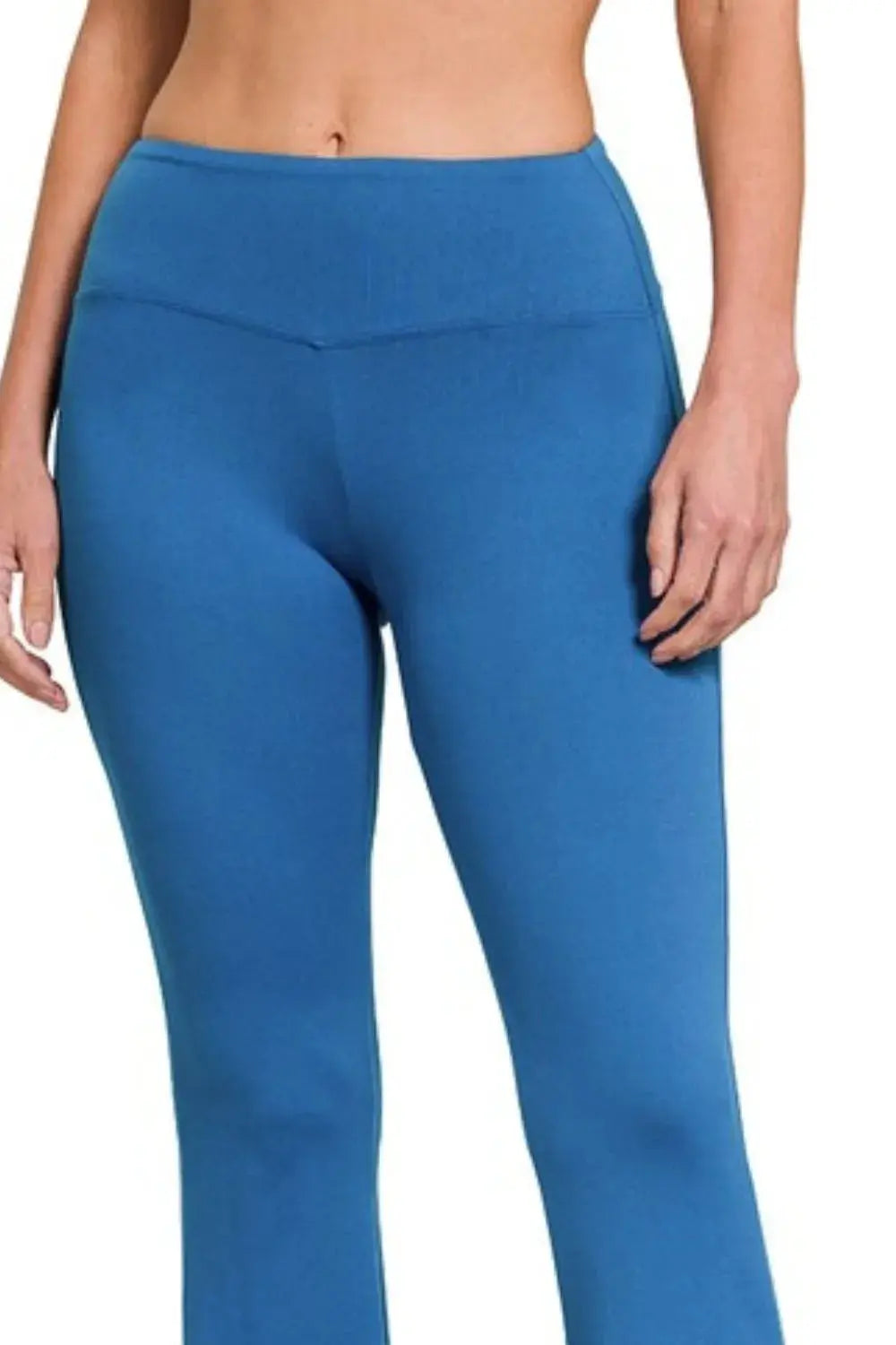 Zenana Buttery Soft High Waist Flare Yoga Pants - Be Bliss Boutique