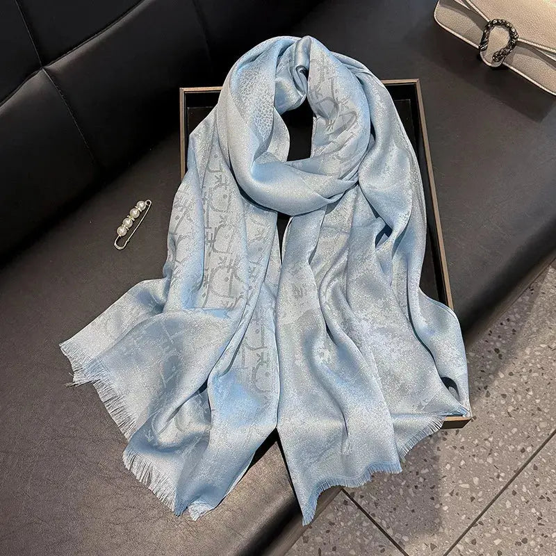 Raw Hem Warm Womens Scarf - Be Bliss Boutique