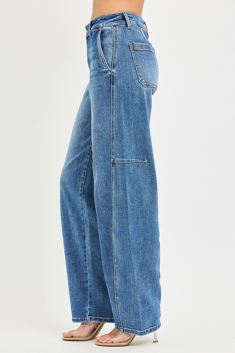 RISEN Slouchy Baggy Jeans - Be Bliss Boutique