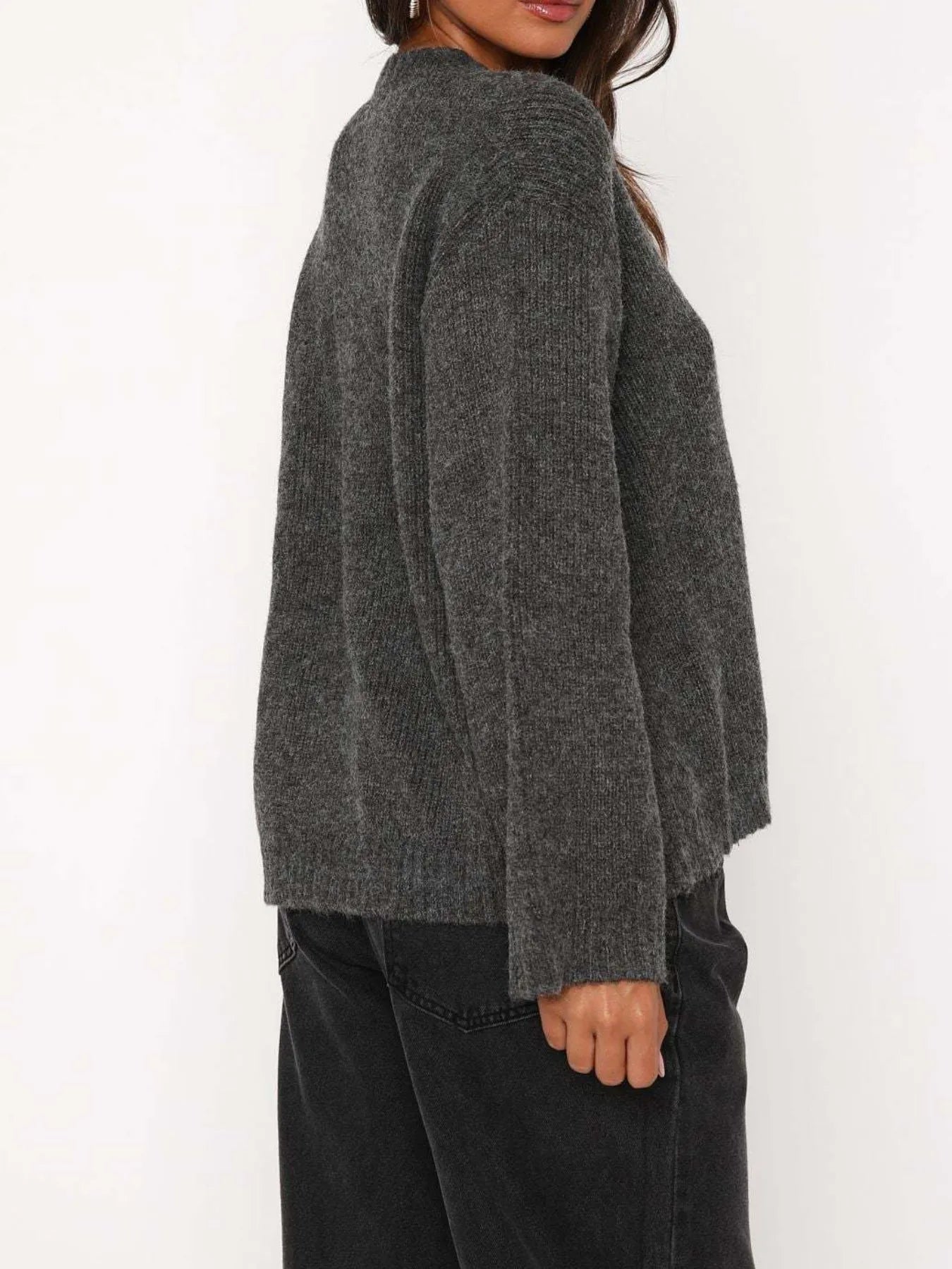 Open Front Tie Knit Sweater Cardigan – Soft Stretch Cozy Fit - Be Bliss Boutique