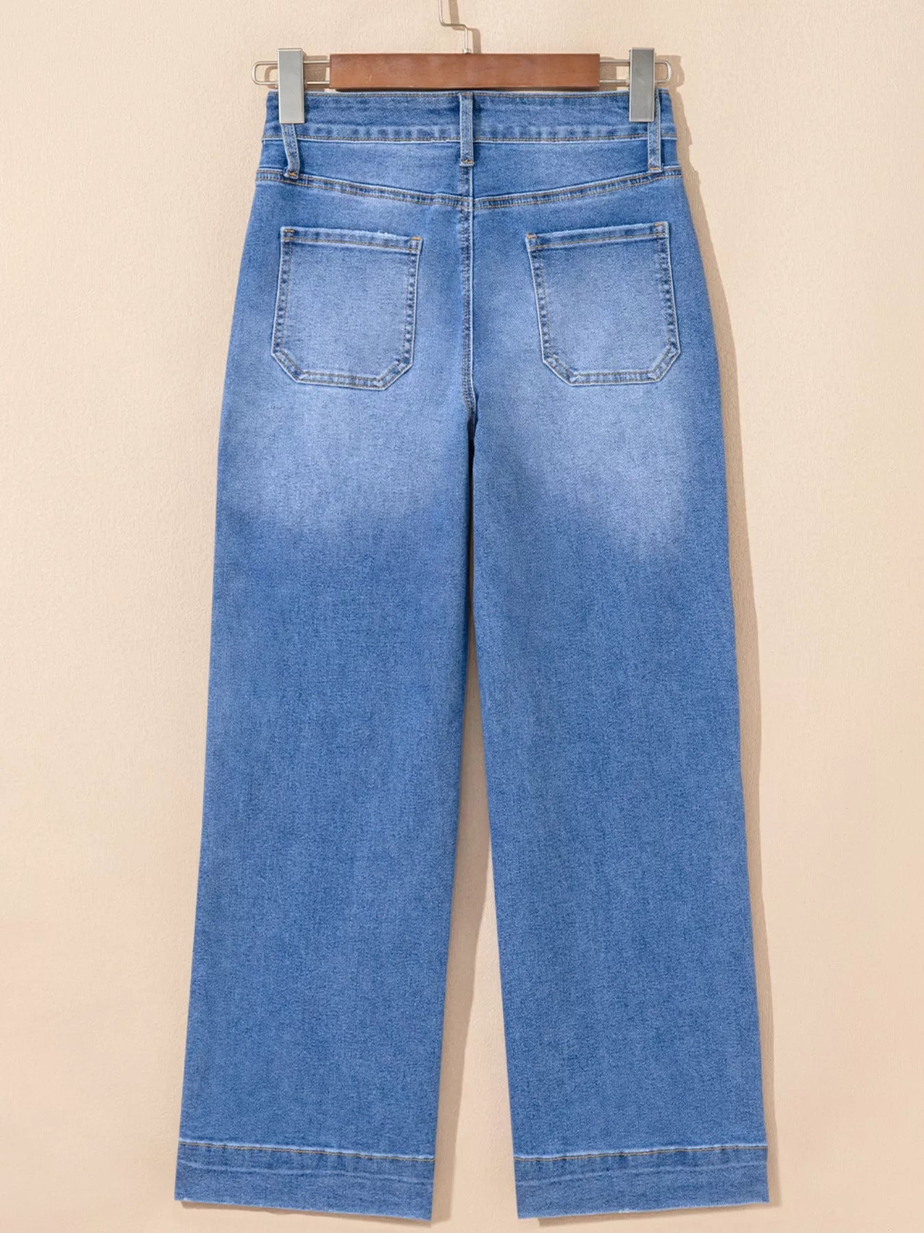 High-Waisted Wide Leg Flare Jeans - Be Bliss Boutique