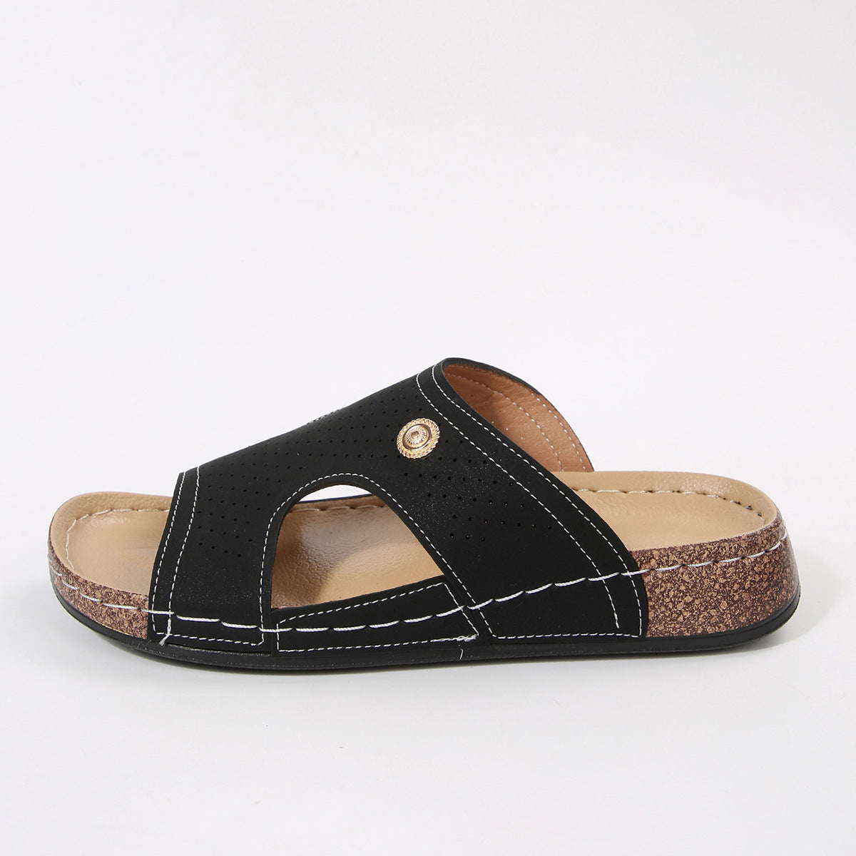 Open Toe Wedge Sandals - Be Bliss Boutique