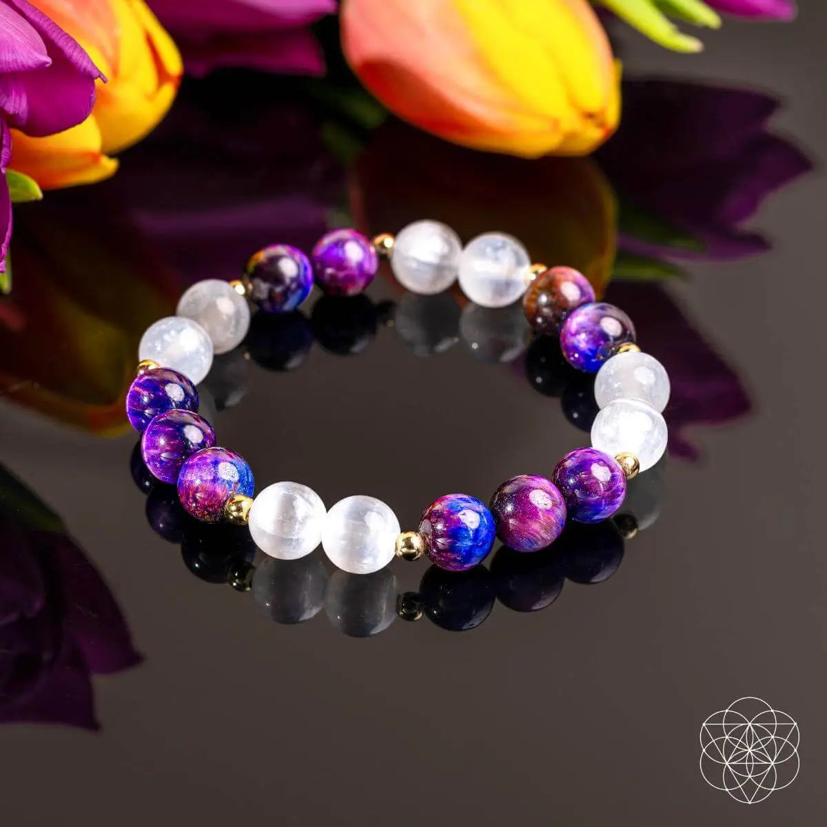 Cosmic Energy Amplifier - Galaxy Tigers Eye Bracelet - Be Bliss Boutique