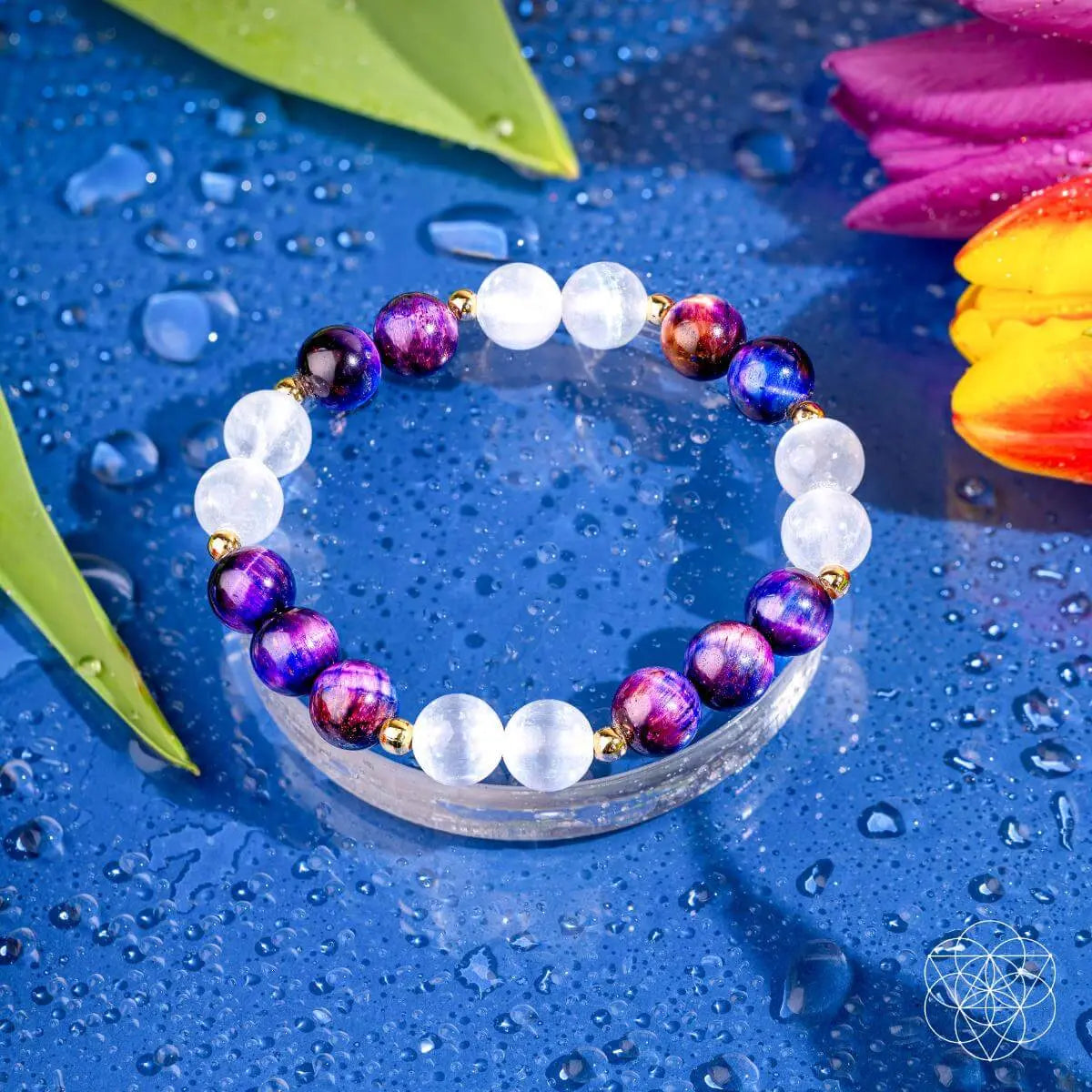 Cosmic Energy Amplifier - Galaxy Tigers Eye Bracelet - Be Bliss Boutique
