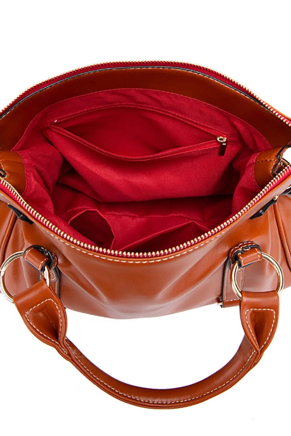 PU Leather Handbag with Tassels - Be Bliss Boutique