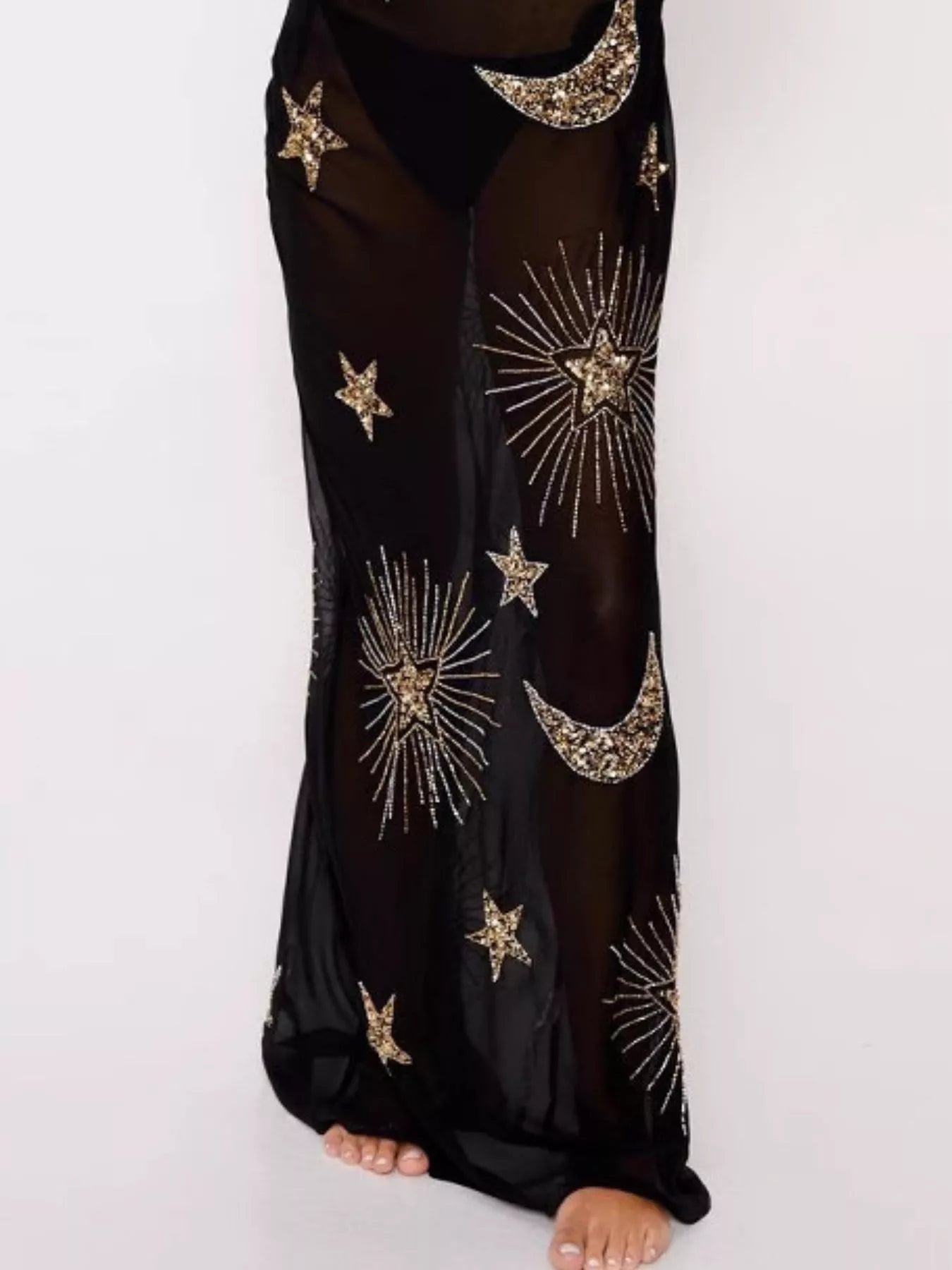 Cowl Neck Maxi Cami Dress - Be Bliss Boutique