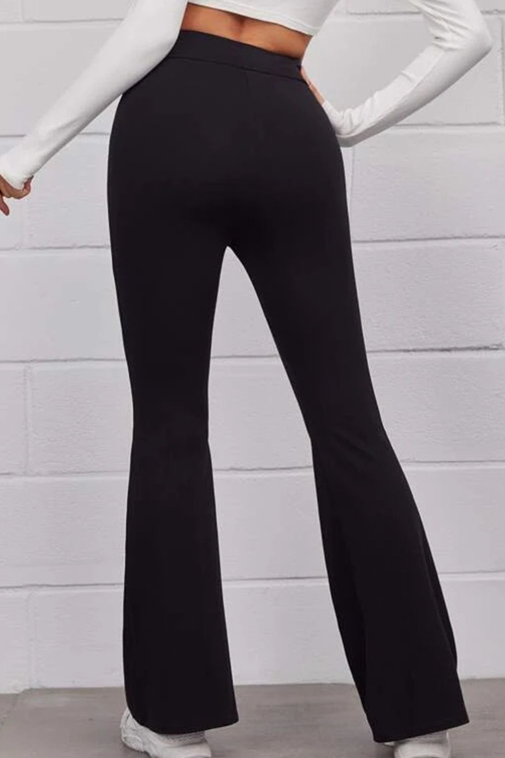 Pull On Flared Pants - Be Bliss Boutique