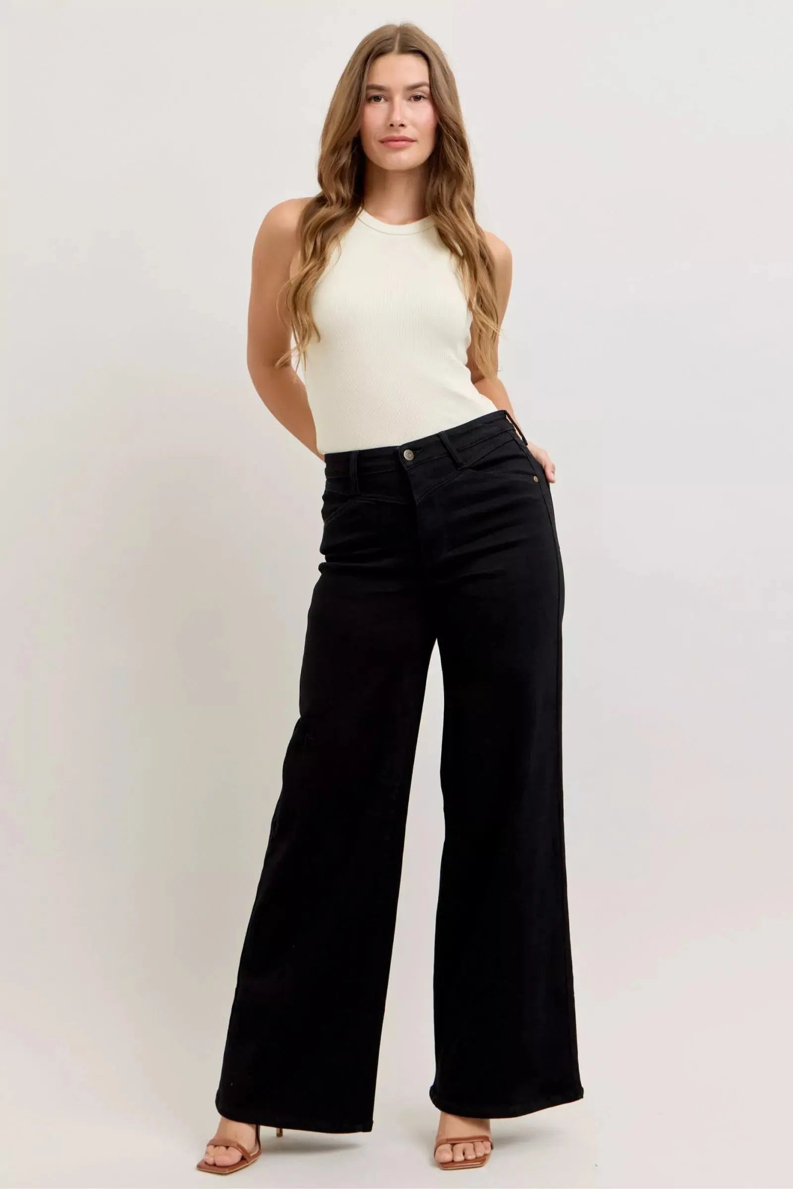 Judy Blue Jeans - High-Waisted Wide Leg Jeans - Be Bliss Boutique