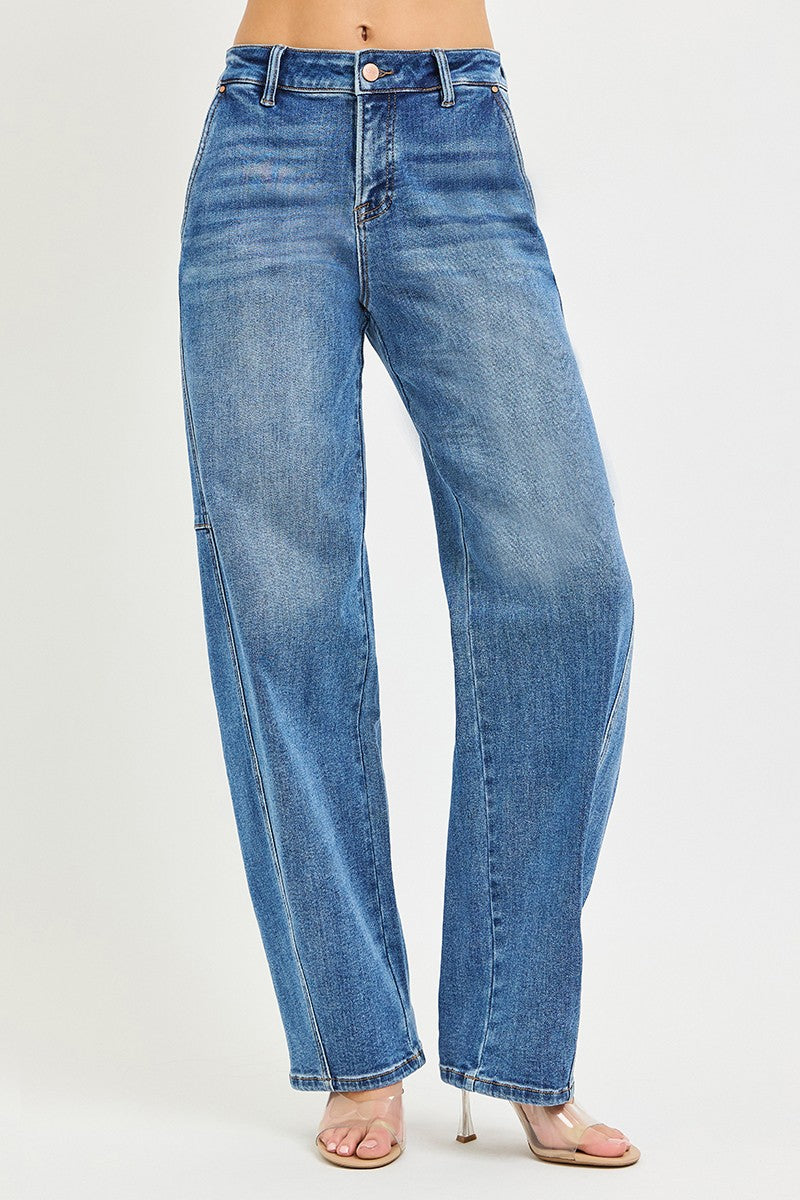 RISEN Slouchy Baggy Jeans - Be Bliss Boutique