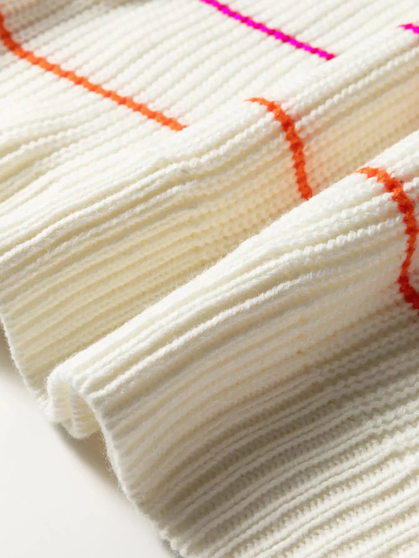 Colorful Striped Detail V-Neck Baggy Drop Shoulder Sweater - Be Bliss Boutique