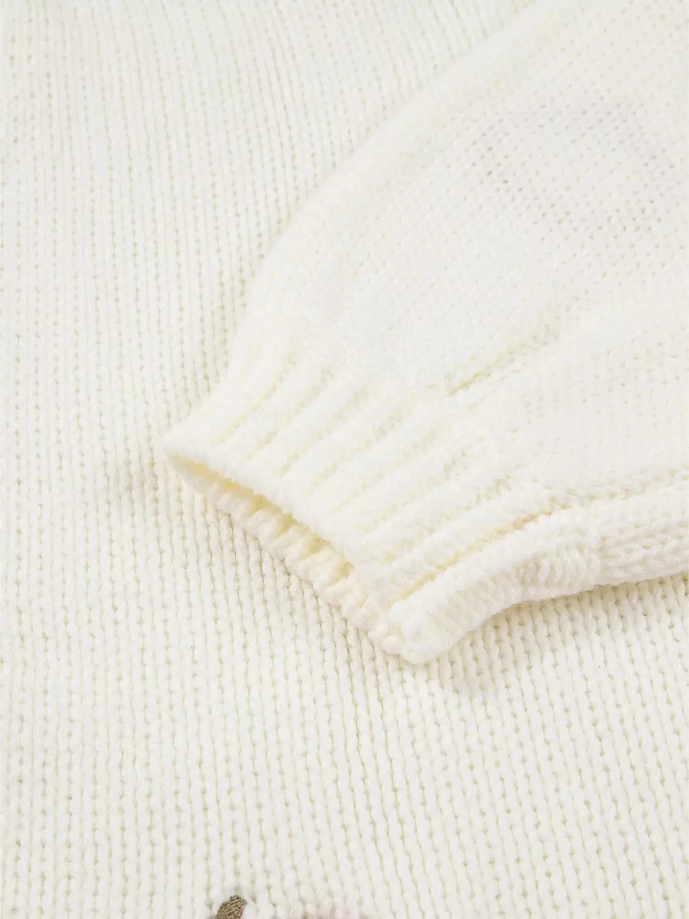 Halloween Pumpkin Embroidered Knit Cardigan - Be Bliss Boutique