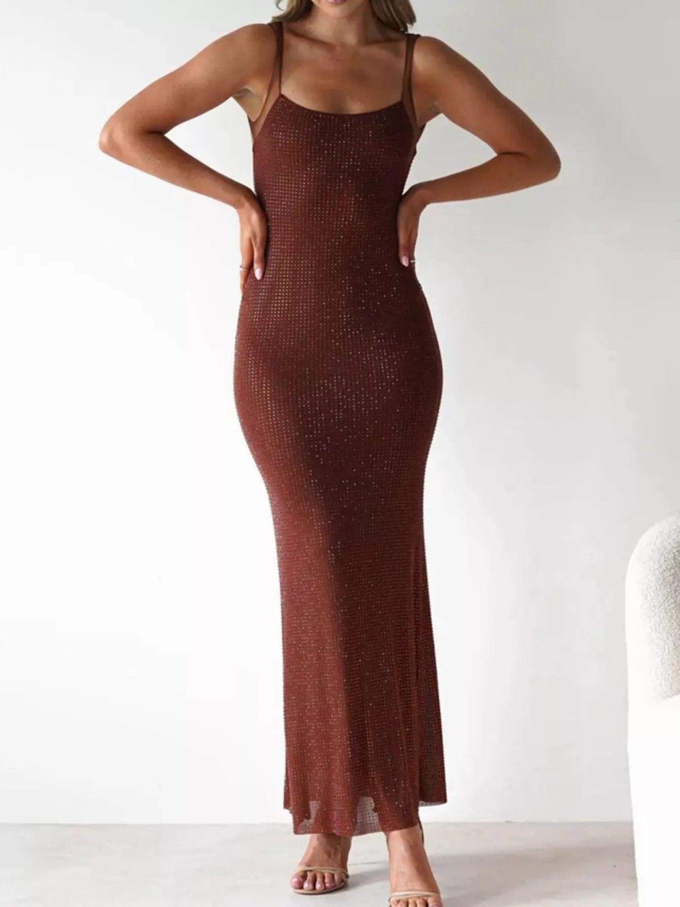 Backless Sleeveless Bodycon Maxi Dress - Be Bliss Boutique