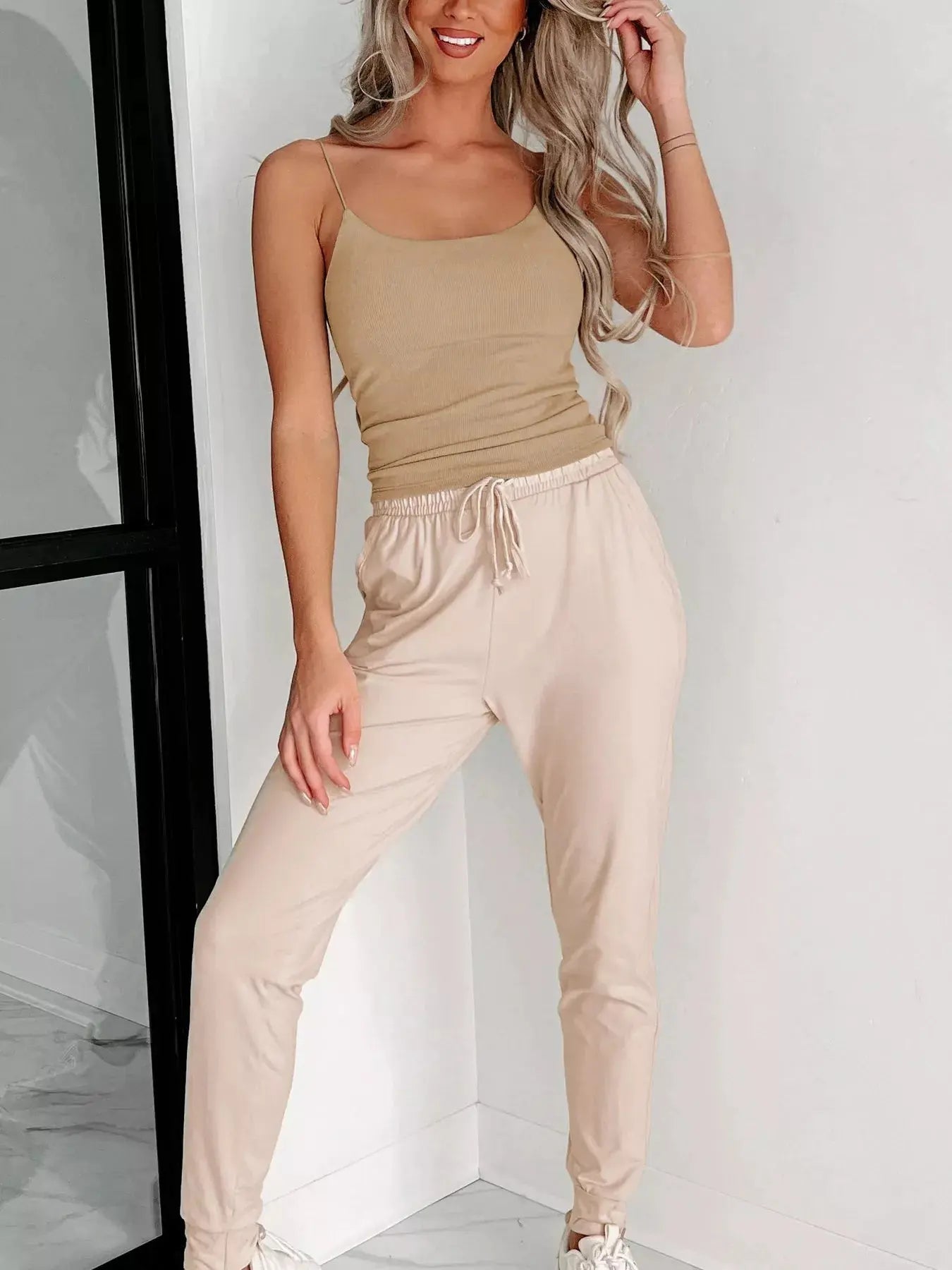 Women's Ribbed Scoop Neck Cami Tank Top - Be Bliss Boutique