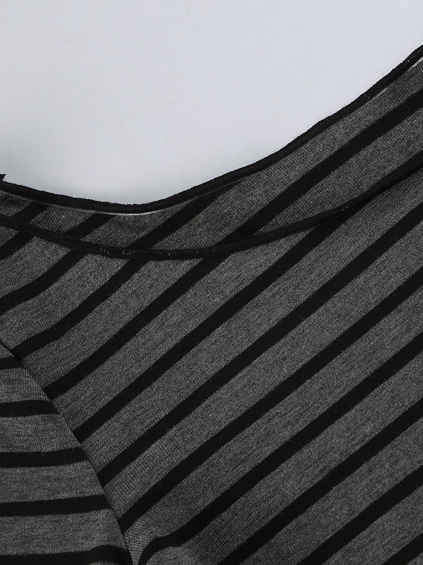 Striped Long Sleeve Boat Neck T Shirt - Be Bliss Boutique