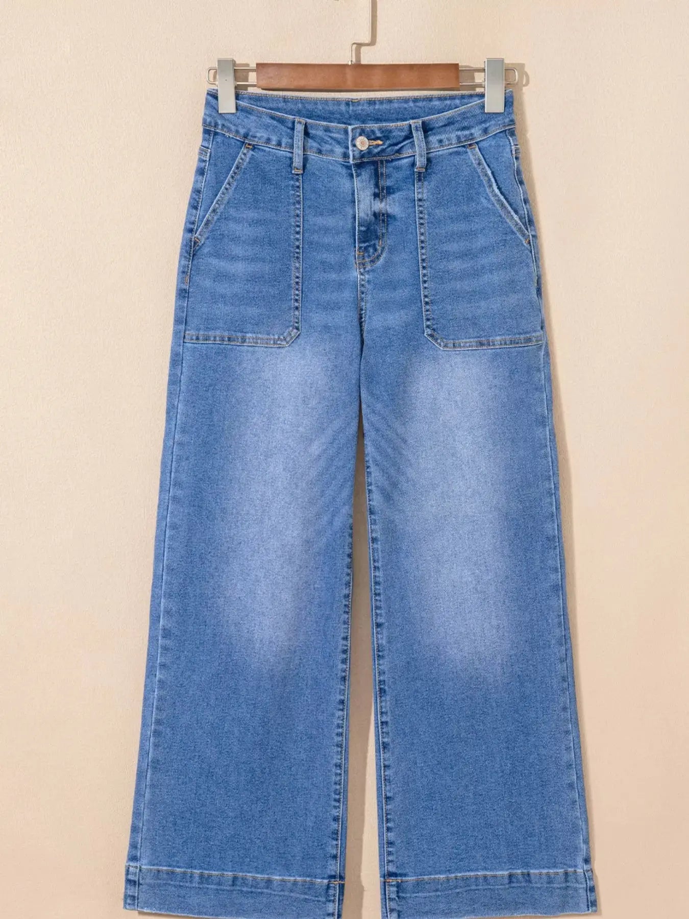 High Waisted Wide Leg Flare Jeans - Be Bliss Boutique