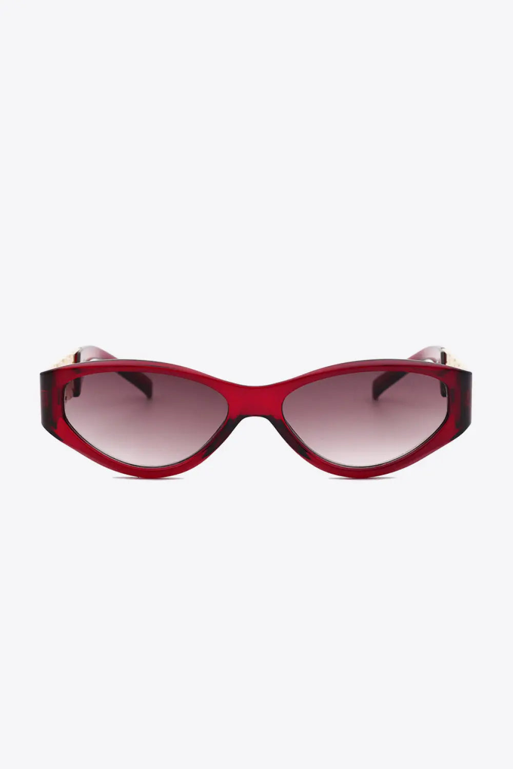 Chain Detail Cat Eye Sunglasses – UV400 Fashion Shades - Be Bliss Boutique