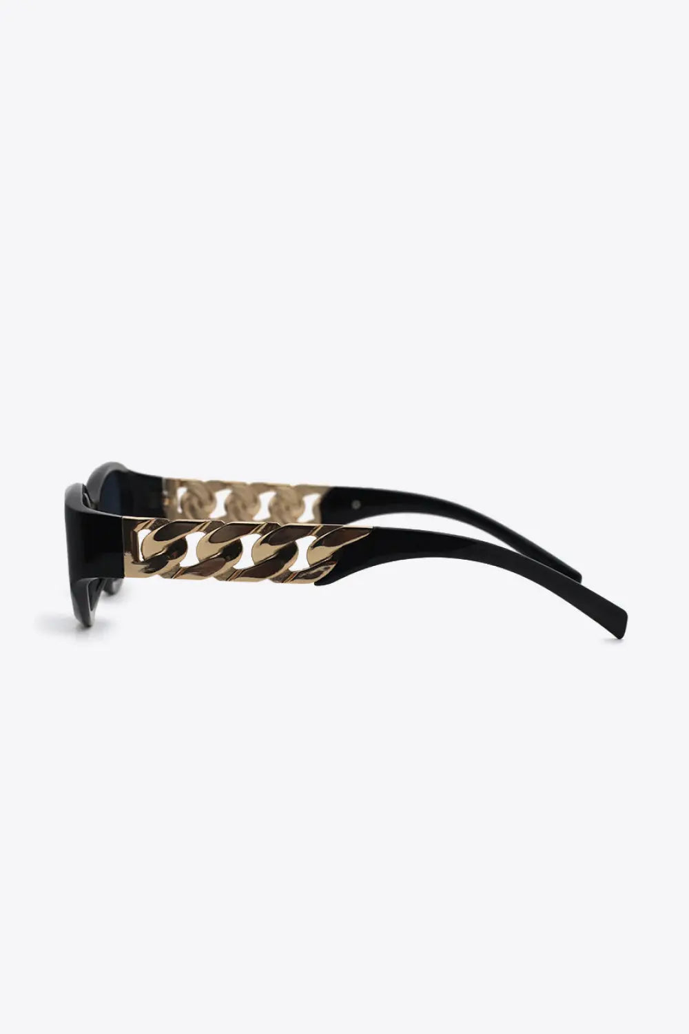 Chain Detail Cat Eye Sunglasses – UV400 Fashion Shades - Be Bliss Boutique