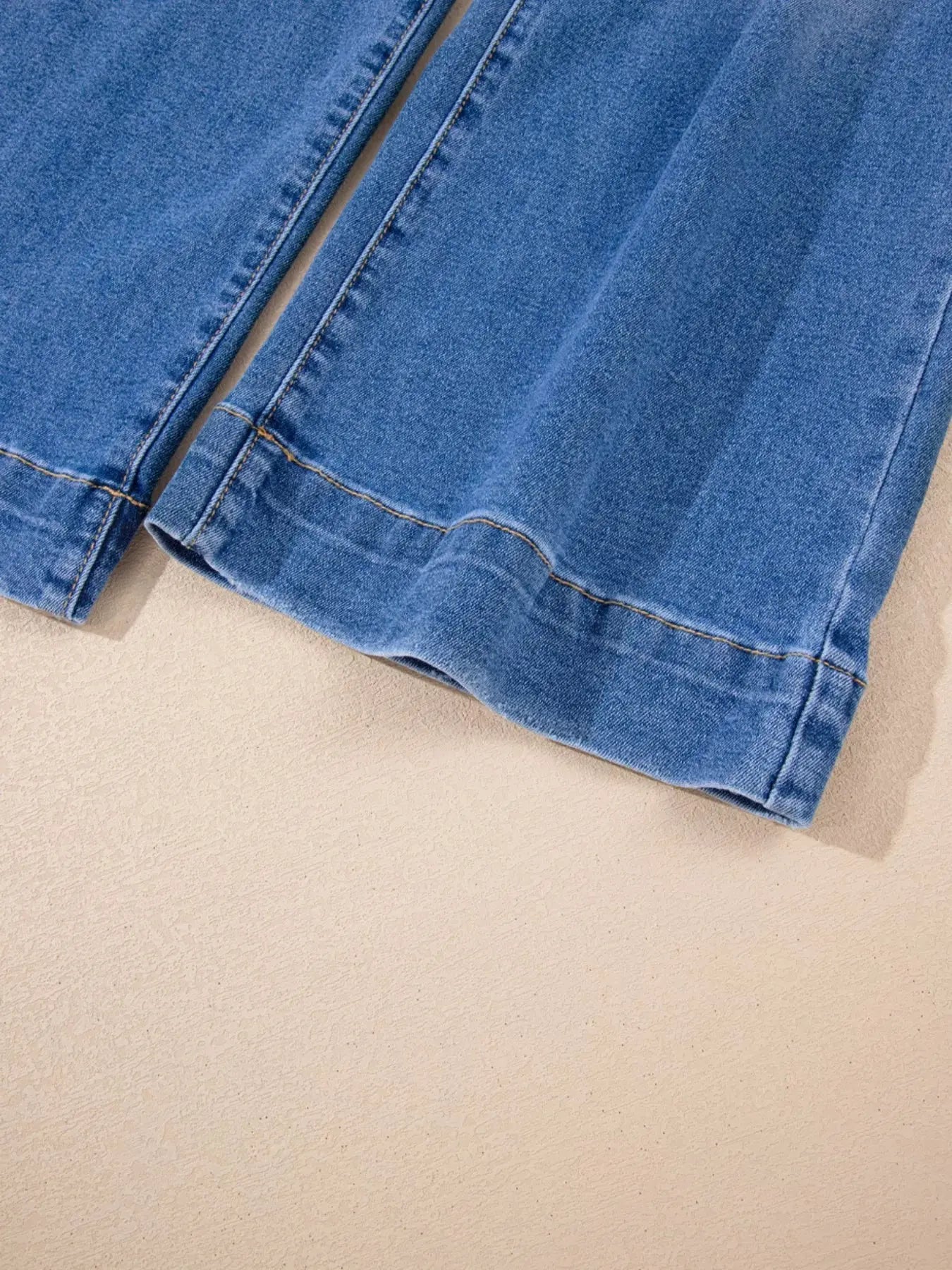 High Waisted Wide Leg Flare Jeans - Be Bliss Boutique