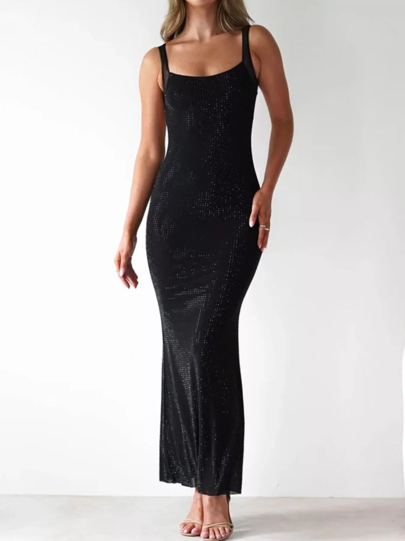 Backless Sleeveless Bodycon Maxi Dress - Be Bliss Boutique