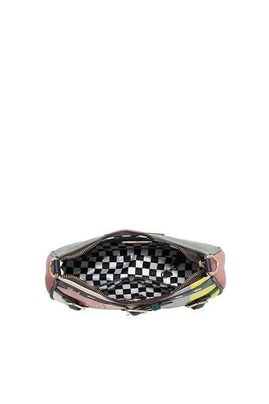 Nicole Lee USA Crescent Shaped Crossbody Bag - Be Bliss Boutique