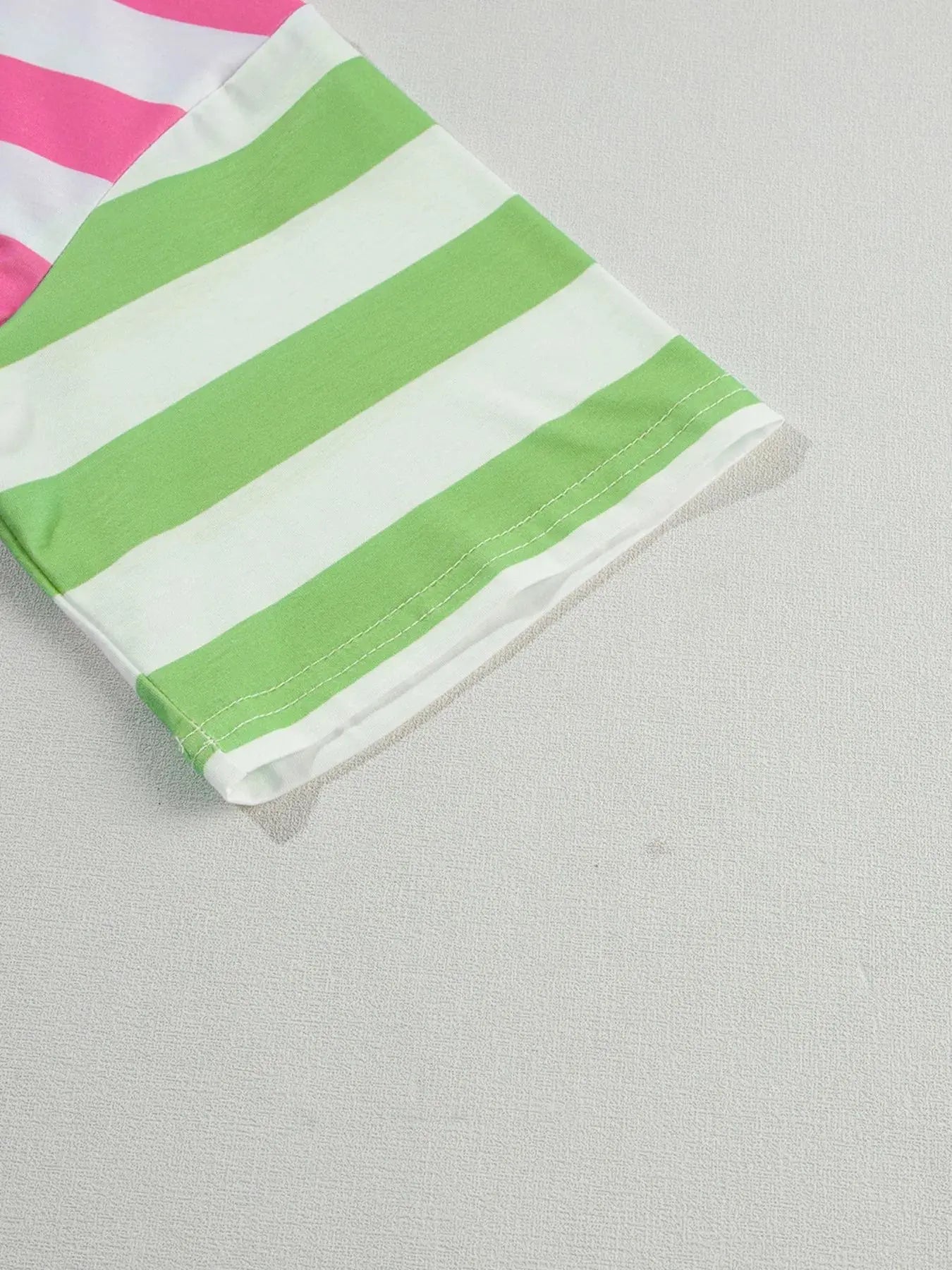 Striped Short Sleeve Oversized Womens T Shirt - Be Bliss Boutique