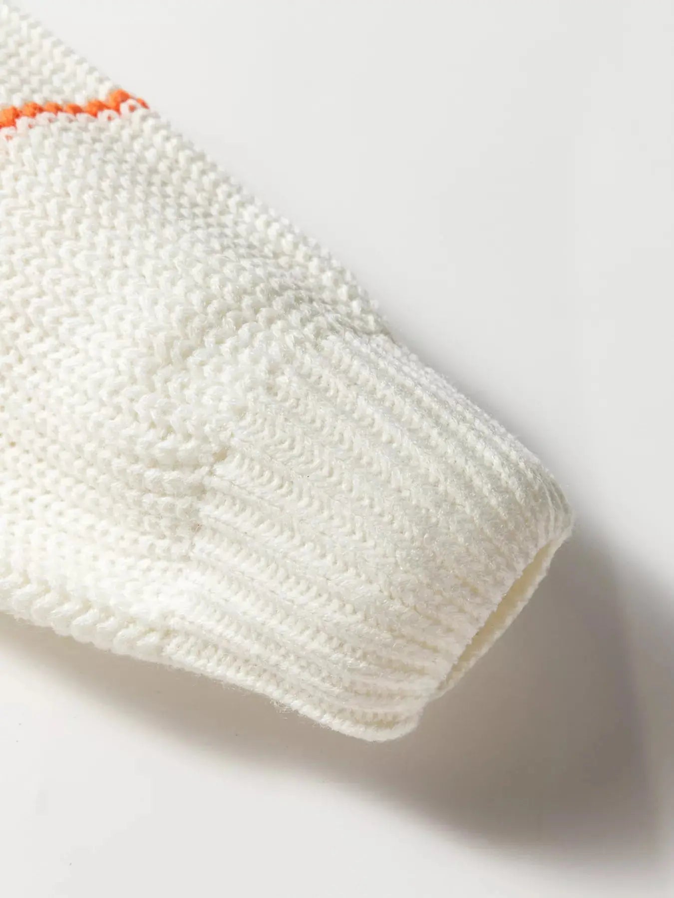 Colorful Striped Detail V-Neck Baggy Drop Shoulder Sweater - Be Bliss Boutique