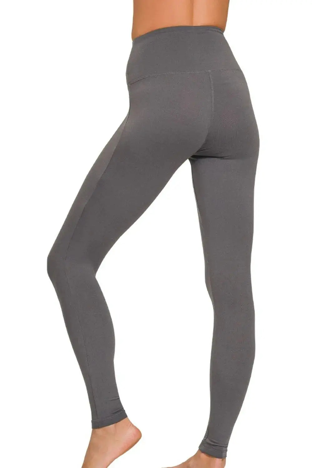 Zenana Premium Wide Waistband Microfiber Leggings - Be Bliss Boutique