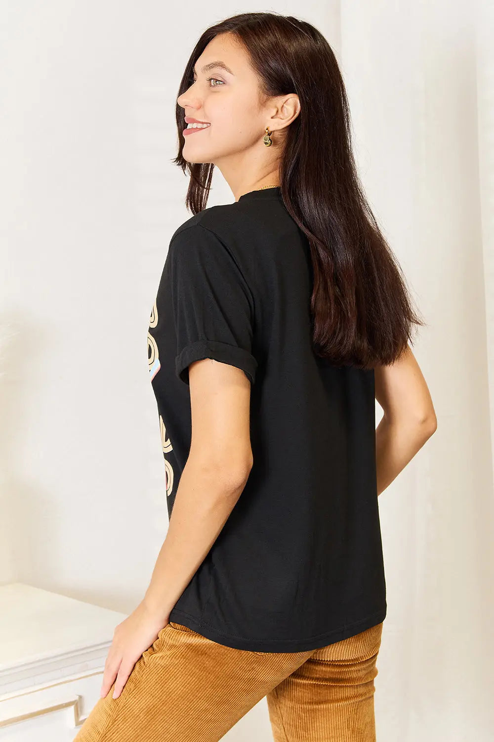 Simply Love BE KIND Round Neck Womens Graphic T Shirt - Be Bliss Boutique