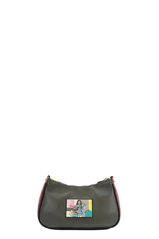 Nicole Lee USA Crescent Shaped Crossbody Bag - Be Bliss Boutique