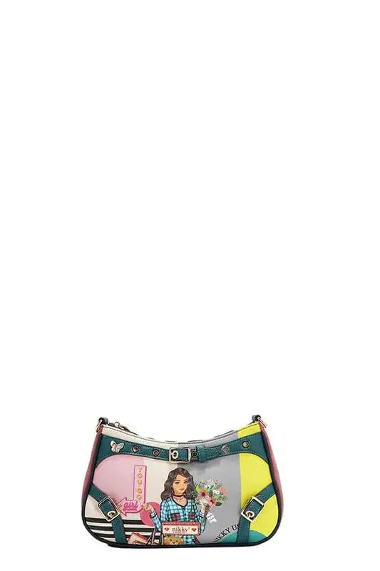 Nicole Lee USA Crescent Shaped Crossbody Bag - Be Bliss Boutique