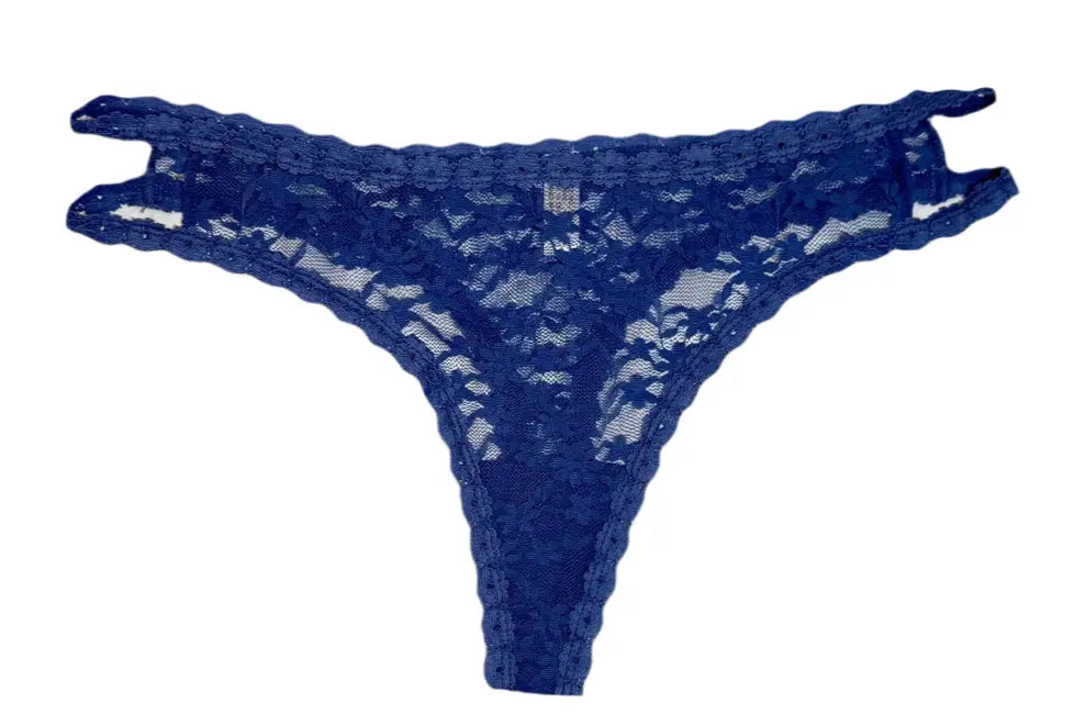 Double Strap Lace Thong, XS-2X - Be Bliss Boutique