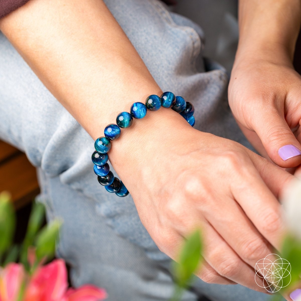 Hawk’s Focus – Royal Blue Tiger’s Eye Bracelet - Be Bliss Boutique