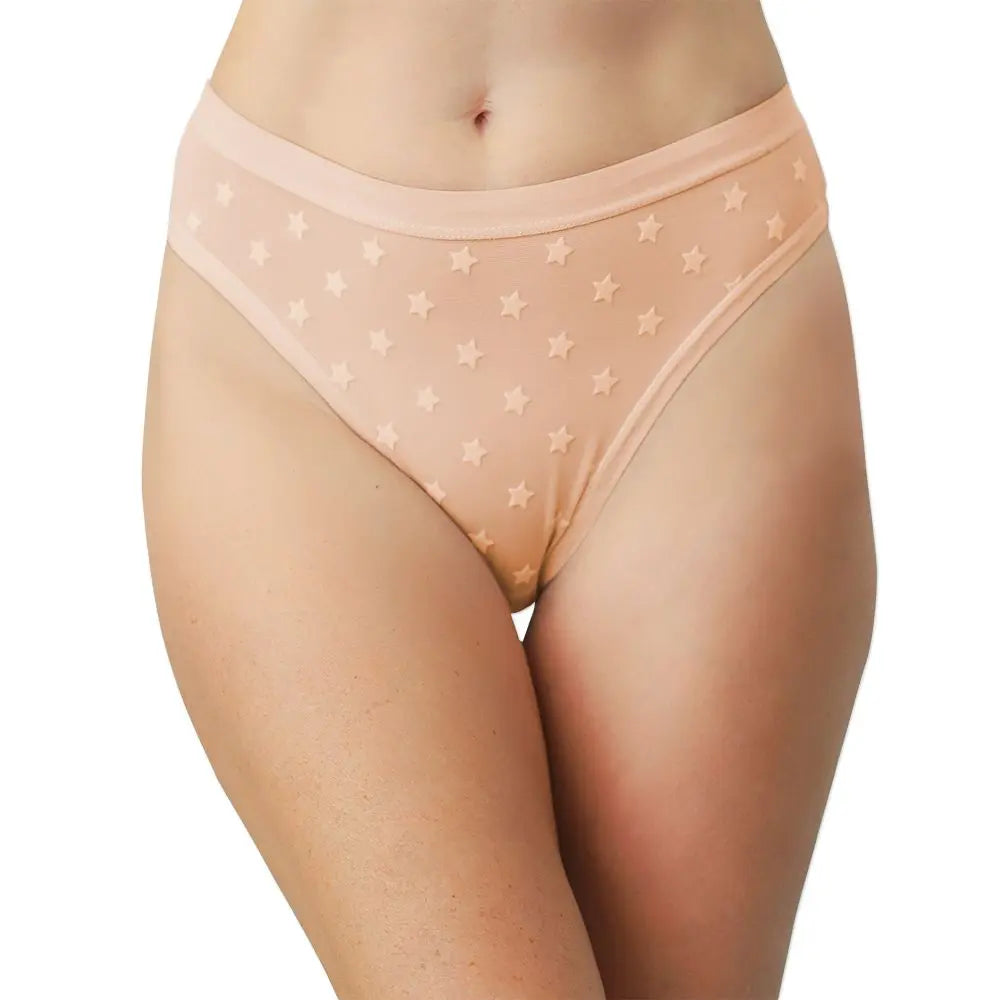 Star Mesh High Rise Bikini - Be Bliss Boutique