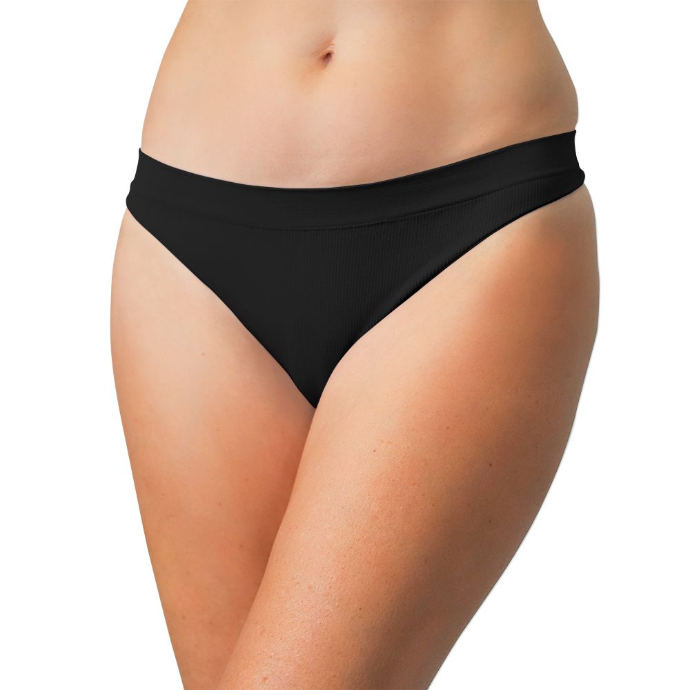 Seamless Ribbed Tag Free Thong - Be Bliss Boutique