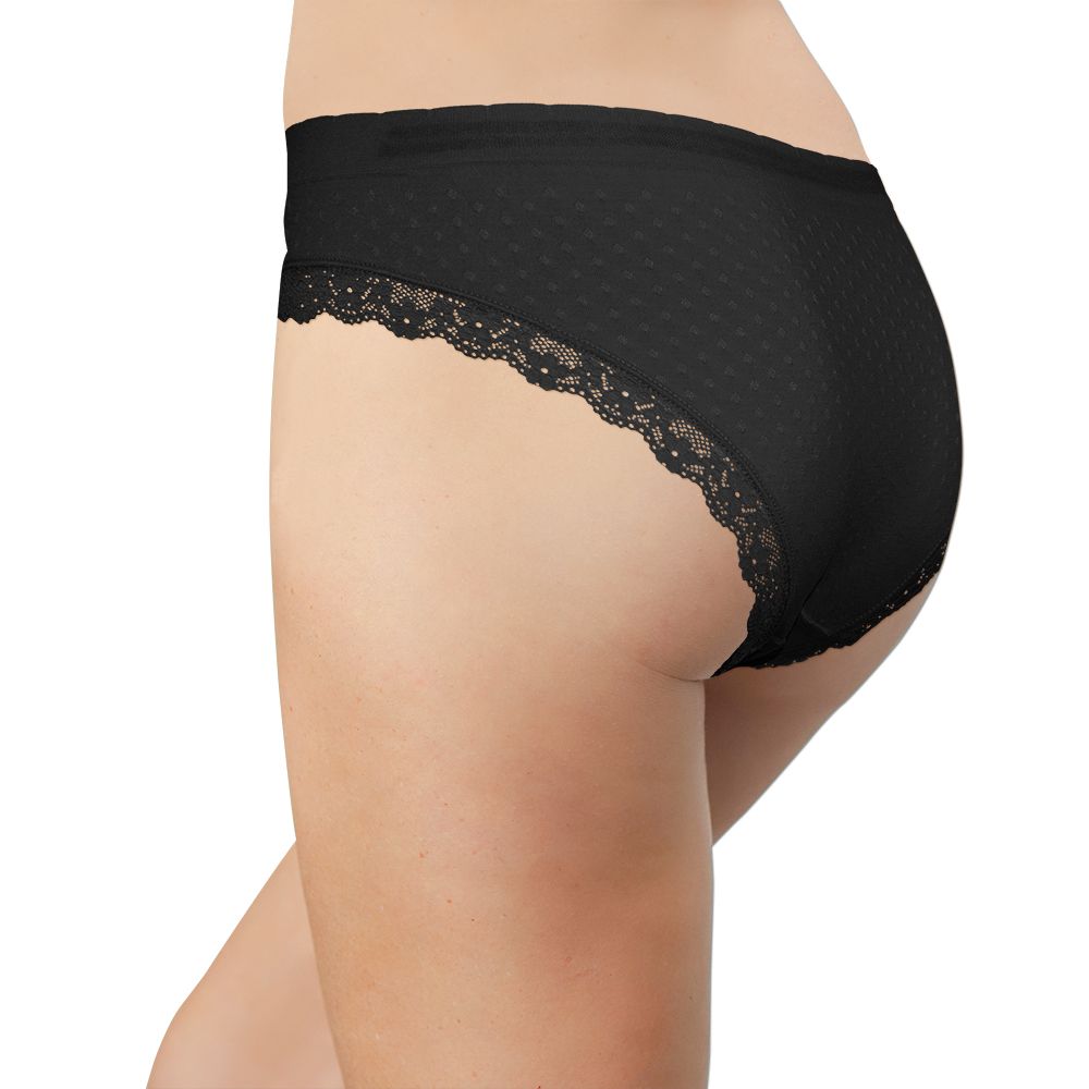 Scalloped Dot and Lace Seamless Tag Free Bikini-Last Chance - Be Bliss Boutique