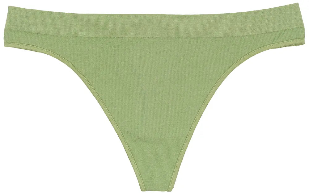 Seamless Ribbed Tag Free Thong - Be Bliss Boutique
