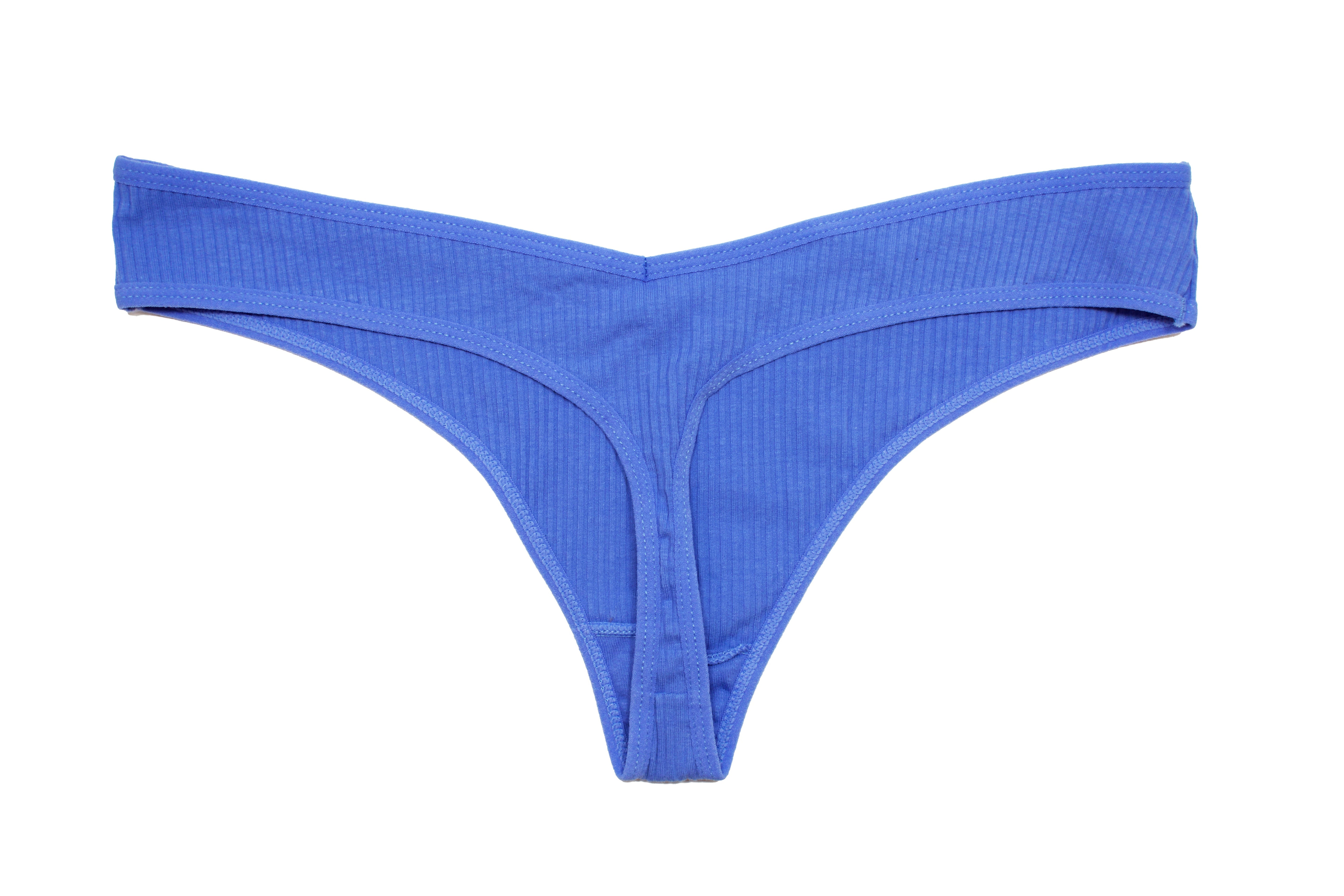 Cotton Rib Thong - Be Bliss Boutique