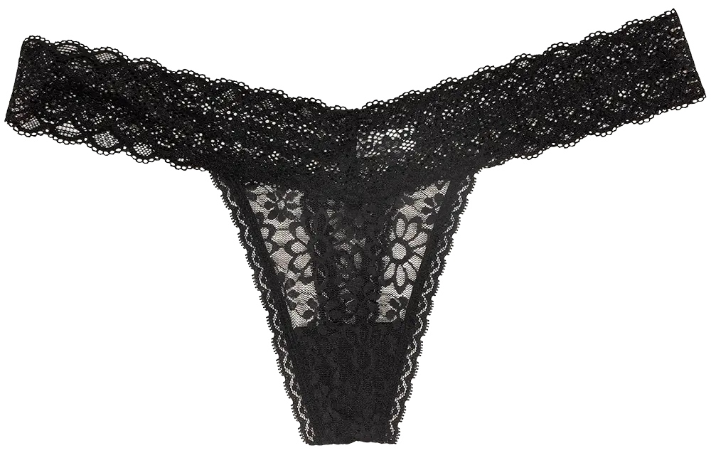 V-Front Lace Thong - Be Bliss Boutique