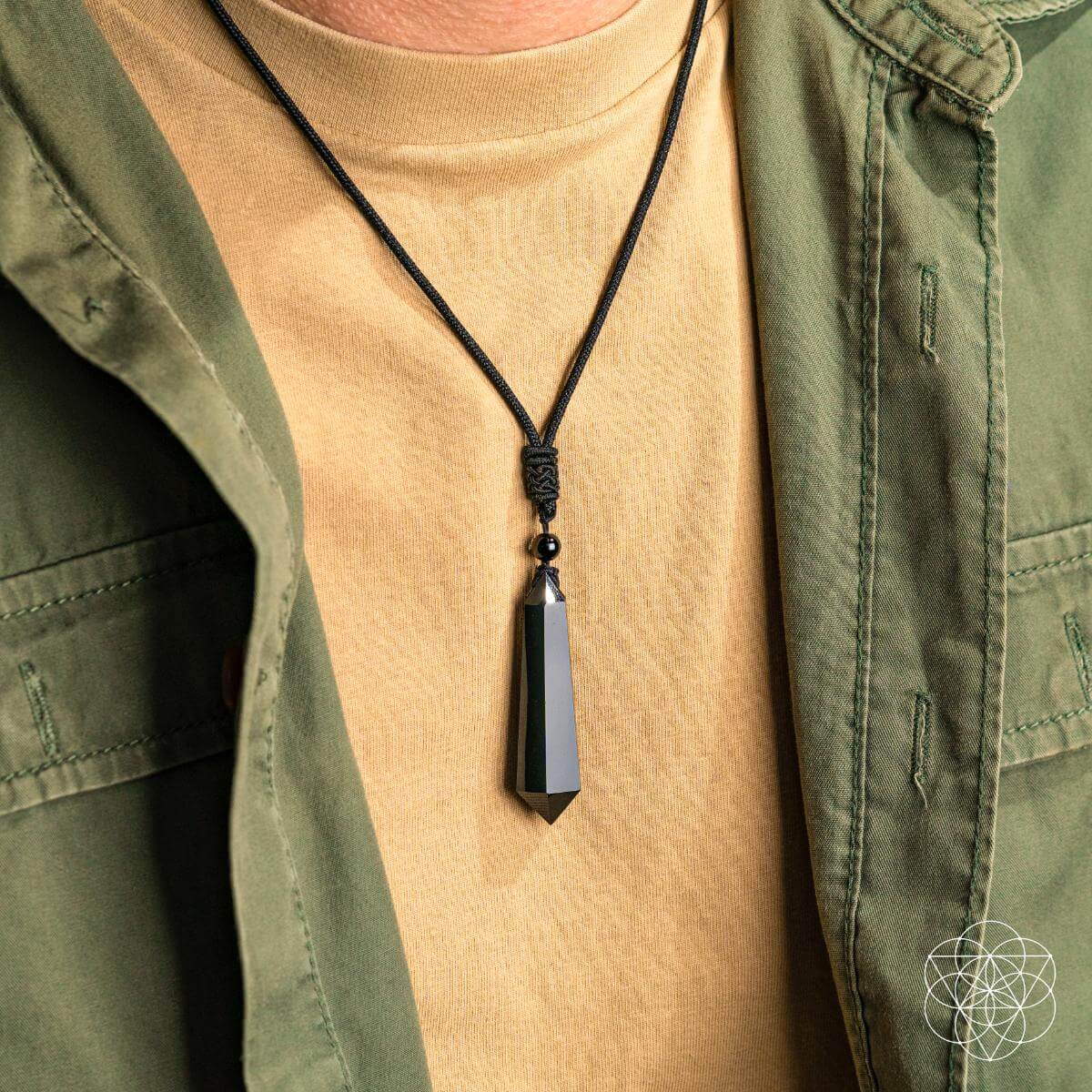 The Black Obsidian Talisman of Protection Pendant - Be Bliss Boutique
